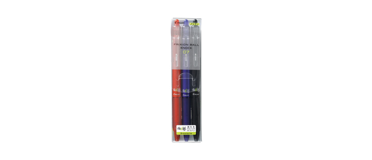 フリクションボールノック0.7mm3セット
